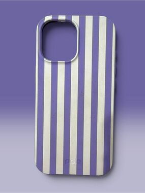 Pela IPhone 17 Purple Stripes Case